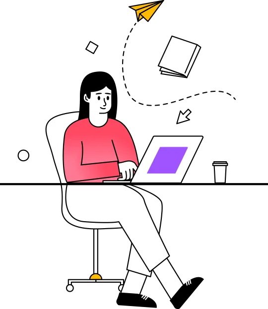 Work from home illustration Pk Learnings
