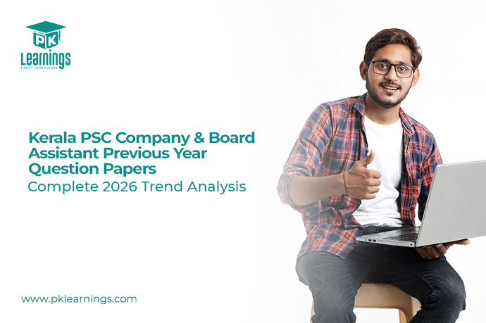 Kerala PSC Company & Board Assistant Previous Year Question Papers 2026 | PK Learnings