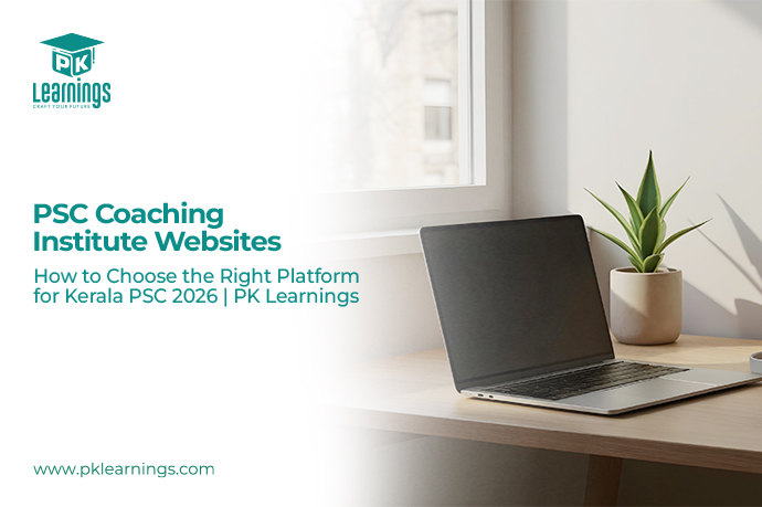 PSC Coaching Institute Websites – Kerala PSC Online Preparation | PK Learnings