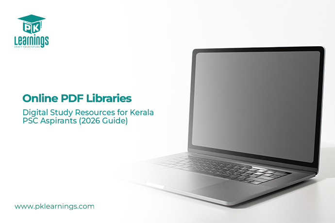 Online PDF Libraries for Kerala PSC Aspirants – Digital Study Resources (2026 Guide) | PK Learnings