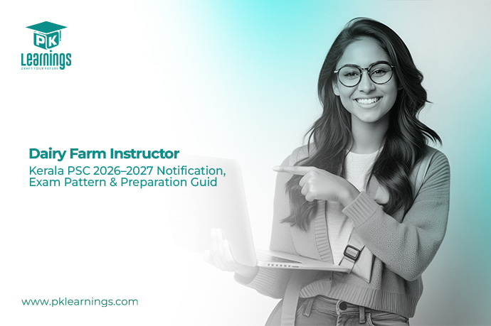 Dairy Farm Instructor Kerala PSC 2026–2027 | Notification, Syllabus & Preparation Guide