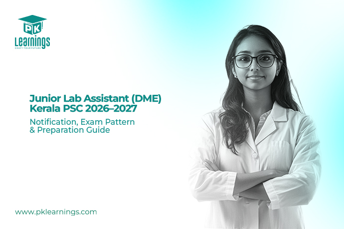 Junior Lab Assistant (DME) Kerala PSC 2026–2027 | Syllabus & Preparation Guide