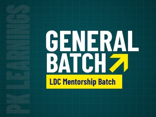 General Batch ( LDC Mentorship Batch )