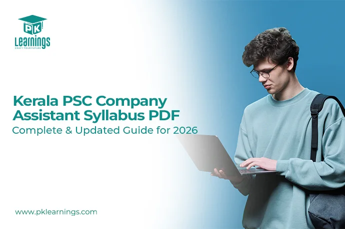 Kerala PSC Company Assistant Syllabus PDF – Complete & Updated Guide for 2026